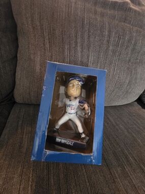 MLB Dodgers Don Drysdale Bobblehead - White & Blue